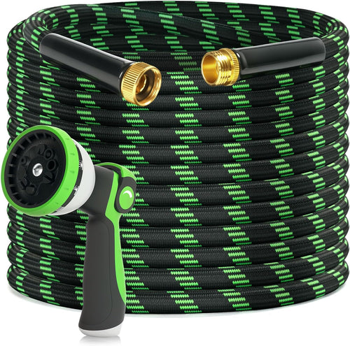Expandable Garden Hose – Lightweight, Kink-Free Water Hose with Spray Nozzle for Lawn, Garden & Outdoor Use