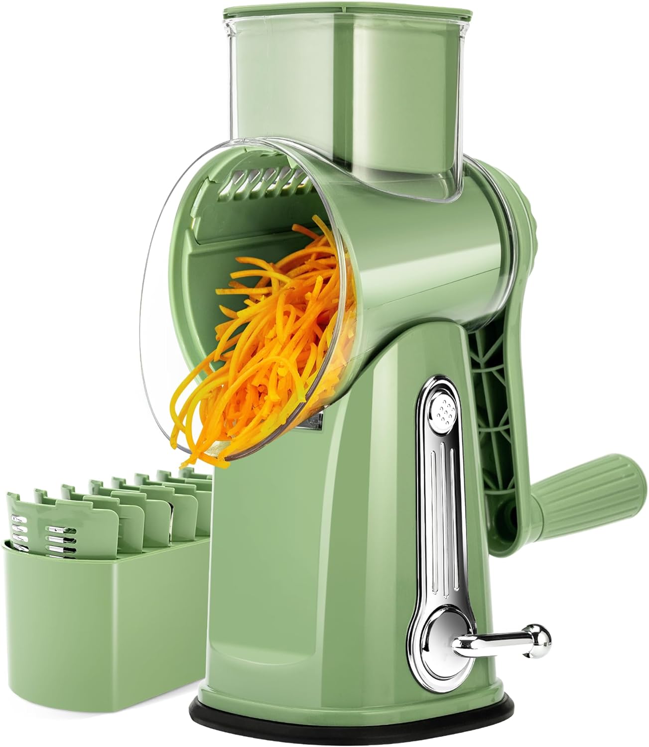 Rotary Cheese Grater & Vegetable Slicer – Shred, Slice & Chop in Seconds