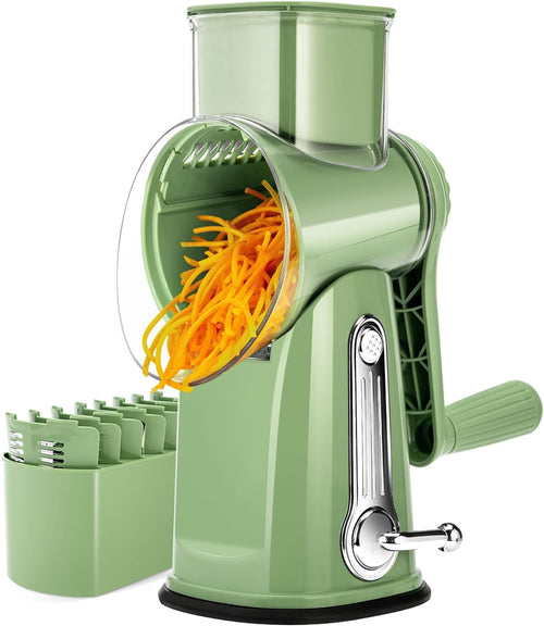 Rotary Cheese Grater & Vegetable Slicer – Shred, Slice & Chop in Seconds