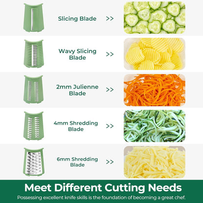 Rotary Cheese Grater & Vegetable Slicer – Shred, Slice & Chop in Seconds